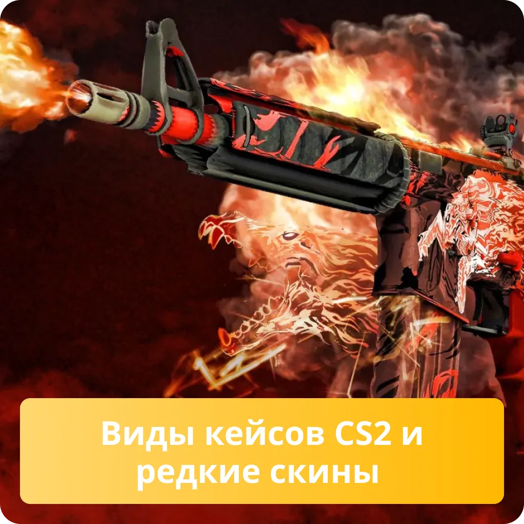 Виды кейсов CS2 и редкие скины